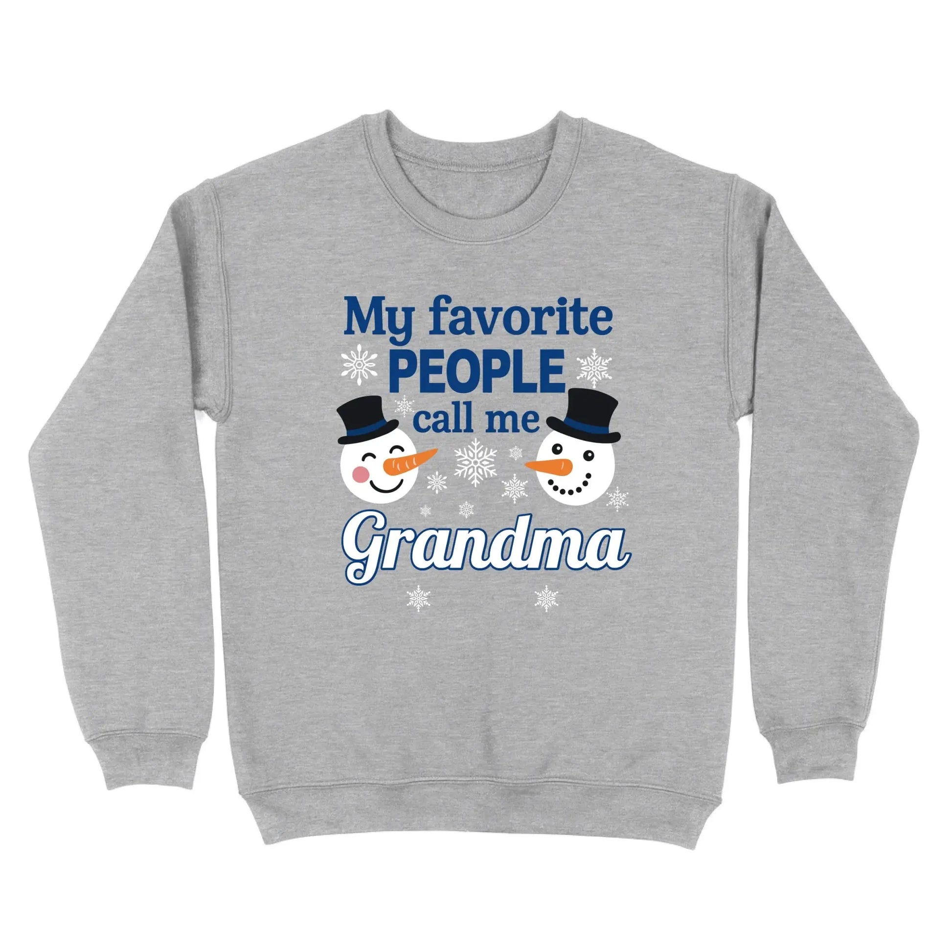 Personalized "My Favorite People Call Me Grandma" Sweatshirt – Custom Grandma Shirt with Kids' Names – Family Love Gift for Grandma  Ezcustomize