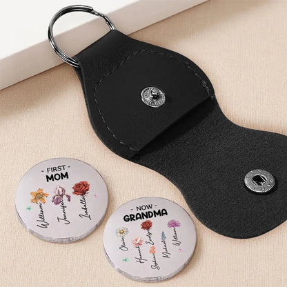 Pocket Hug for Mom Turned Grandma – Personalized Floral Keepsake Coin Token – Sweet Everyday Reminder & Birthday Gift from Kids  Ezcustomize