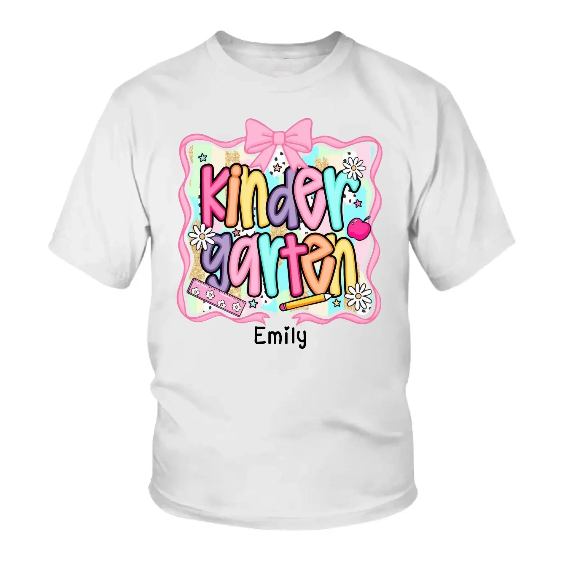 Preppy Back to School Shirt – Cute First Day of School Outfit Personalized with Name For Kids  Ezcustomize