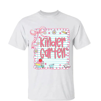 Preppy Coquette Teacher Shirt – Personalized First Day of School Tee - Cute Back to School Outfit for Educators  Ezcustomize