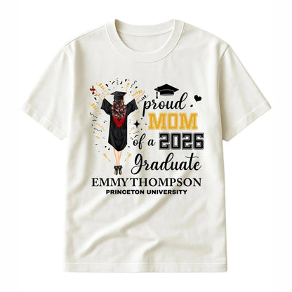 Proud Family of a 2025 Graduate – Personalized T-Shirt – Custom Graduation Party Tee for Parents, Siblings & Relatives  Ezcustomize