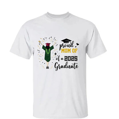 Proud Family of a 2025 Graduate – Personalized T-Shirt – Custom Graduation Party Tee for Parents, Siblings & Relatives  Ezcustomize