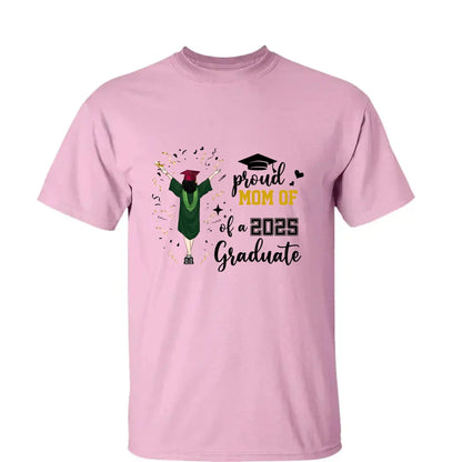 Proud Family of a 2025 Graduate – Personalized T-Shirt – Custom Graduation Party Tee for Parents, Siblings & Relatives  Ezcustomize