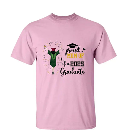 Proud Family of a 2025 Graduate – Personalized T-Shirt – Custom Graduation Party Tee for Parents, Siblings & Relatives  Ezcustomize
