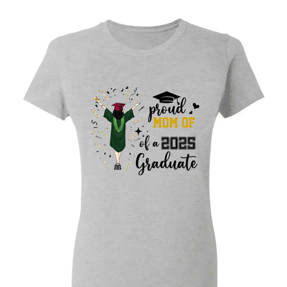 Proud Family of a 2025 Graduate – Personalized T-Shirt – Custom Graduation Party Tee for Parents, Siblings & Relatives  Ezcustomize