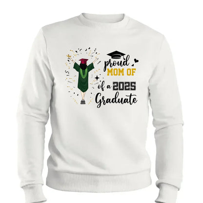 Proud Family of a 2025 Graduate – Personalized T-Shirt – Custom Graduation Party Tee for Parents, Siblings & Relatives  Ezcustomize