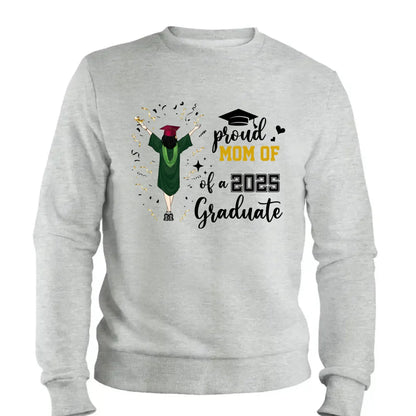 Proud Family of a 2025 Graduate – Personalized T-Shirt – Custom Graduation Party Tee for Parents, Siblings & Relatives  Ezcustomize