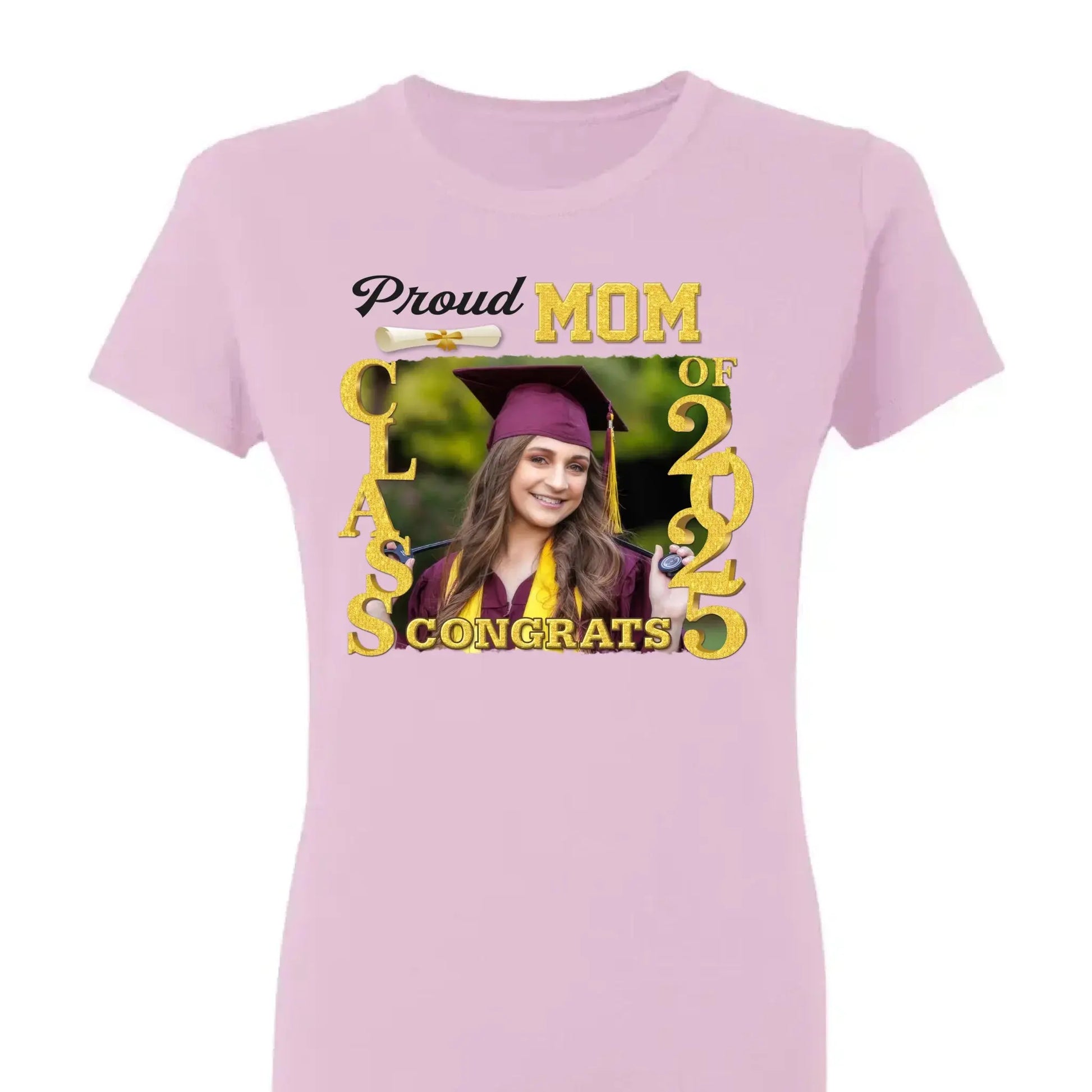 Proud Graduate Class of 2025, Custom Photo Shirt – Personalized T-Shirt/Hoodie/Sweatshirt – Graduation Gift for Family  Ezcustomize