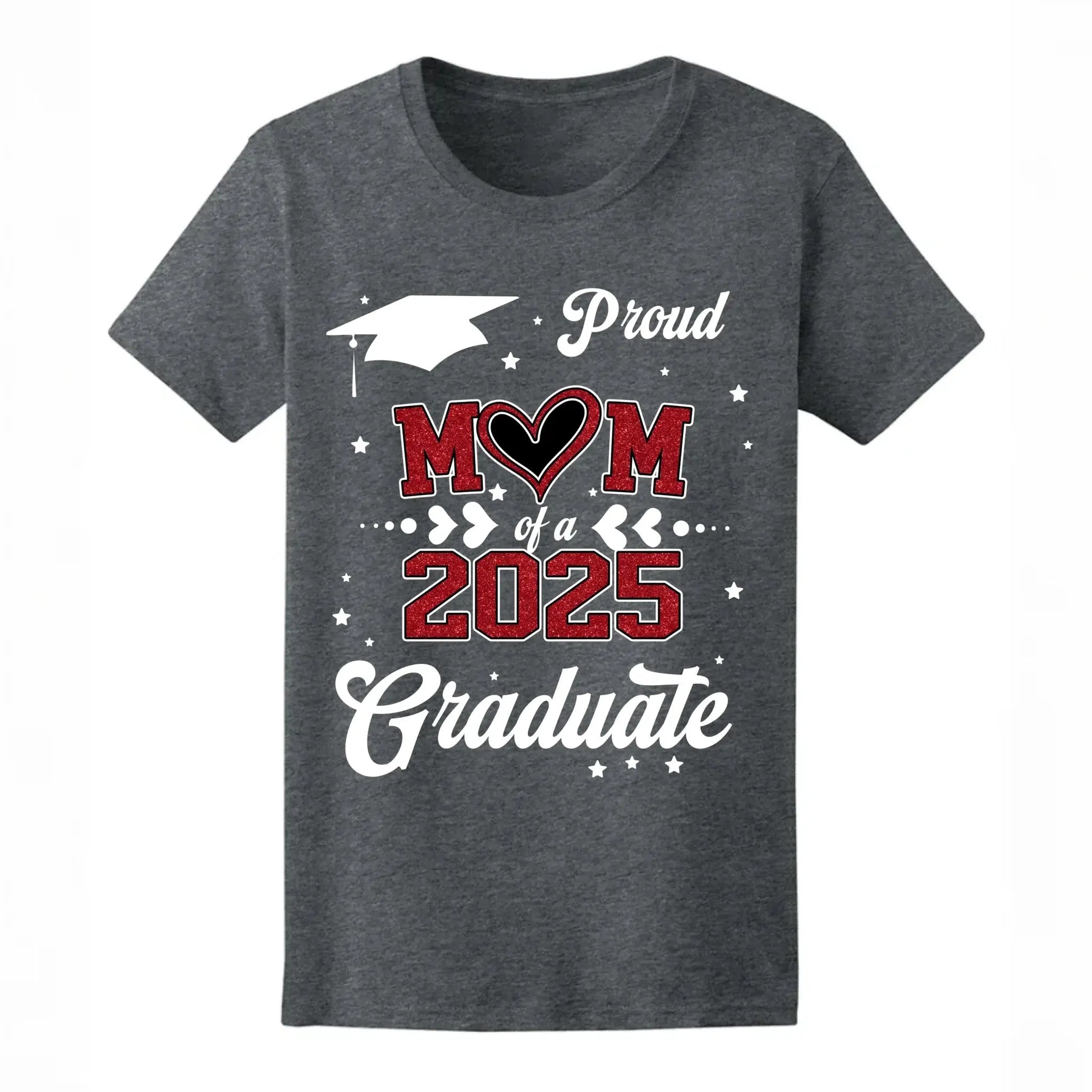 Proud Mom of a 2025 Senior – Personalized T-Shirt, Graduation Gift for Mom, Perfect for Grad Party & Family Celebrations  Ezcustomize