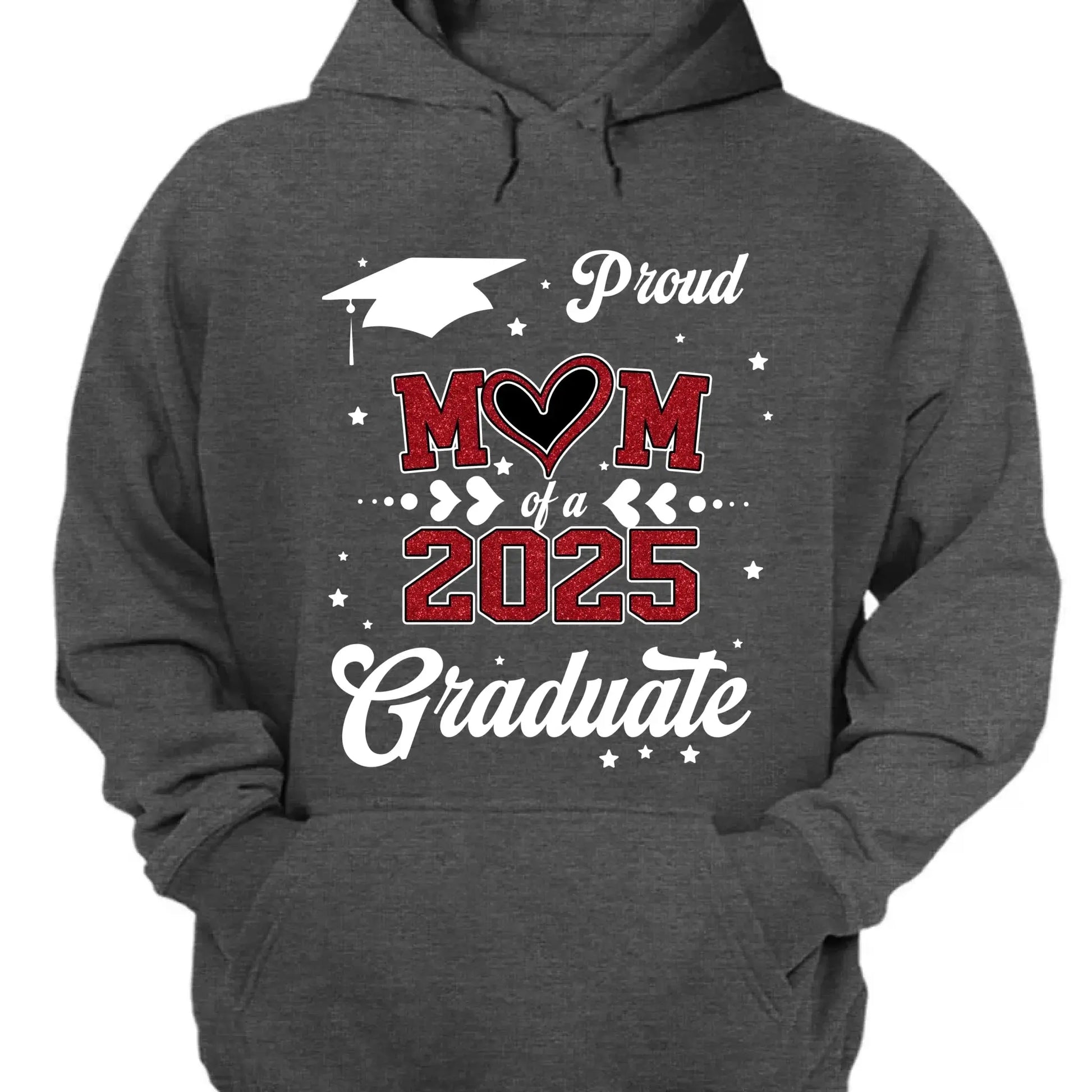 Proud Mom of a 2025 Senior – Personalized T-Shirt, Graduation Gift for Mom, Perfect for Grad Party & Family Celebrations  Ezcustomize