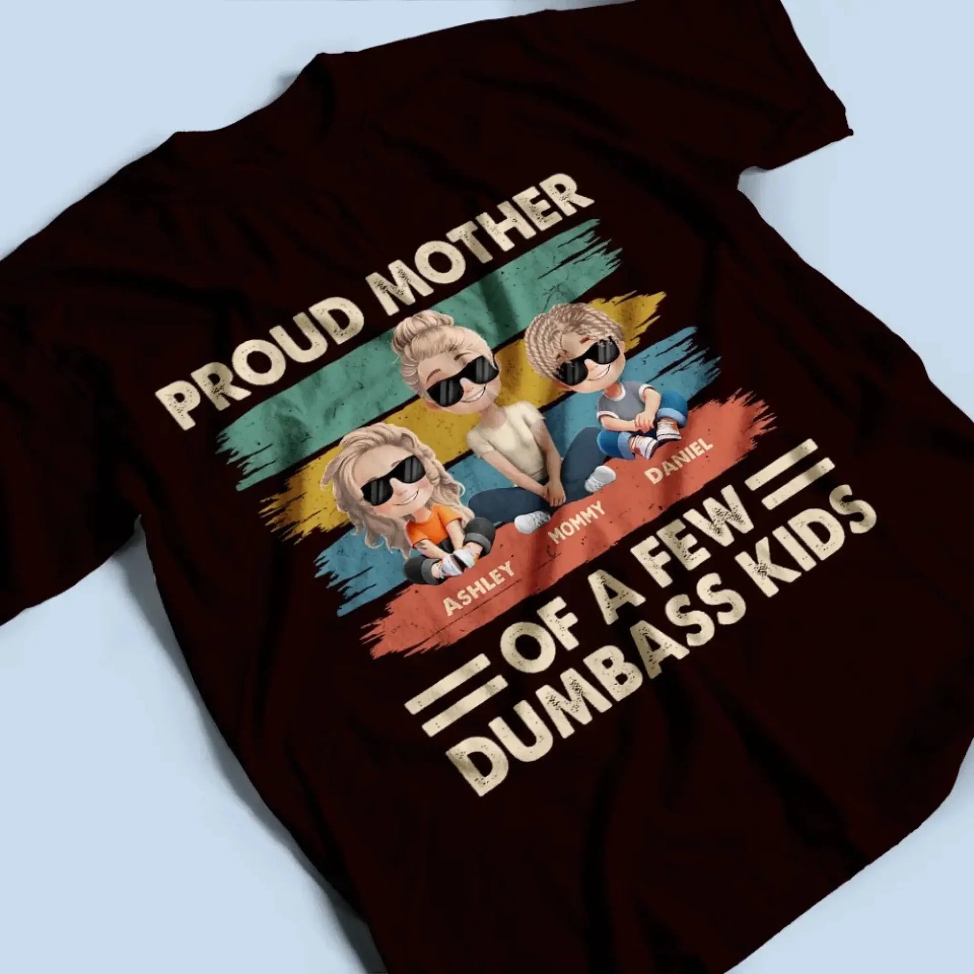 Proud Mother of a Few Kids – New Personalized Shirt, Custom Gift for Moms with Kids' Names  Ezcustomize