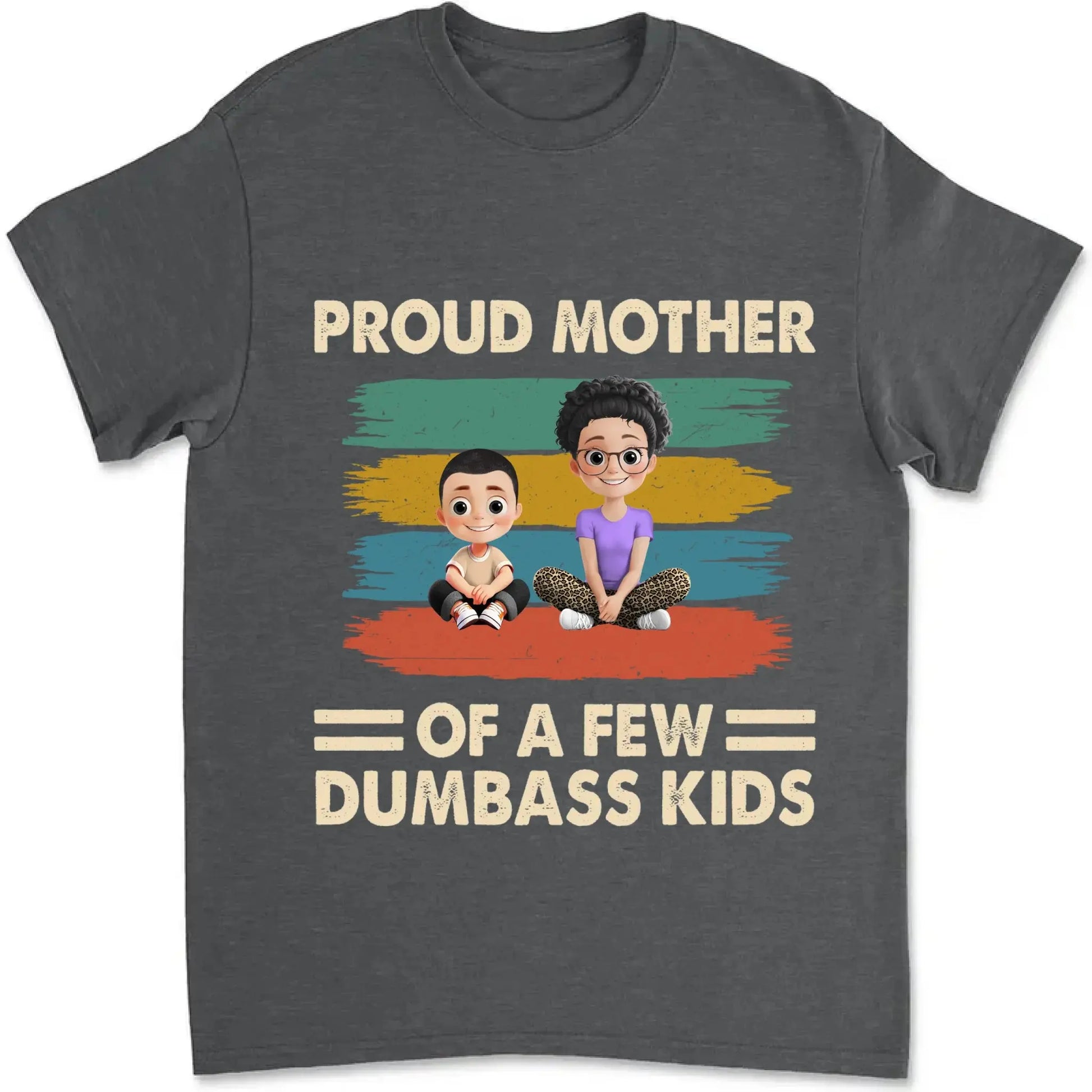 Proud Mother of a Few Kids – New Personalized Shirt, Custom Gift for Moms with Kids' Names  Ezcustomize