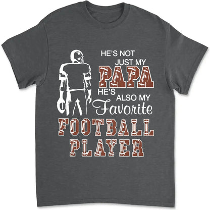 Proud of My Favorite Football Player – Personalized T-Shirt for Moms, Grandmas, Aunts, Sisters & More, Custom Family Gift for Football Fans  Ezcustomize