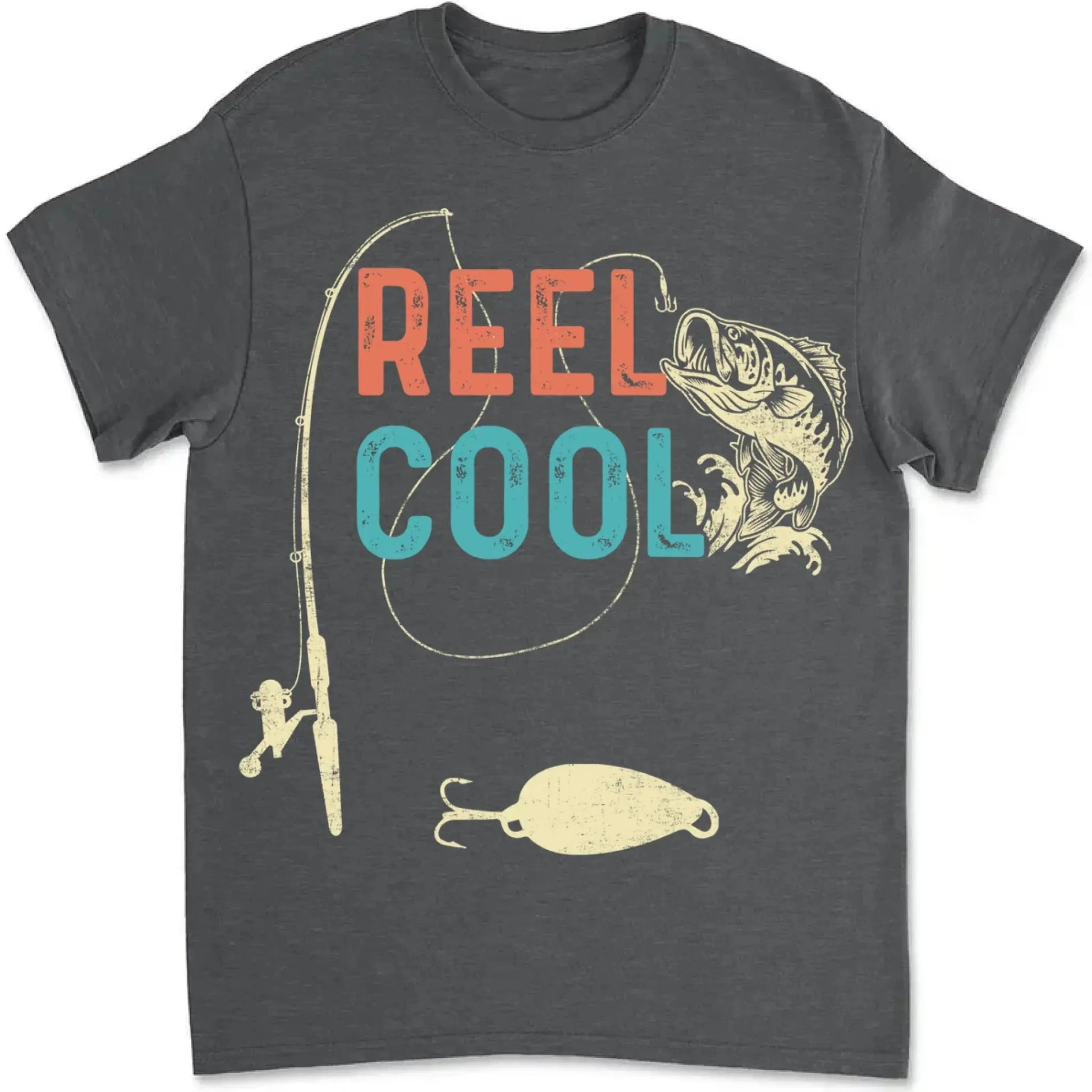 Reel Cool Dad Fishing Shirt – Personalized T-Shirt or Hoodie – Fun Father’s Day Gift for Dad, Grandpa, or Papa  Ezcustomize