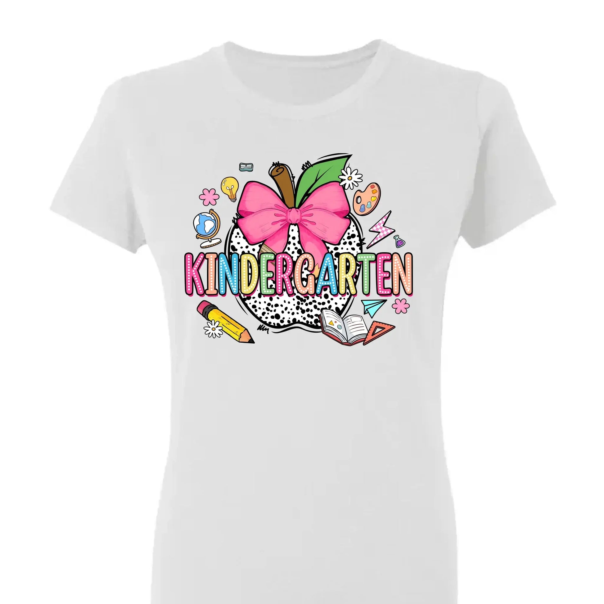 Retro Back To School Coquette Pencil – Personalized First Day Of School Shirt- Outfit for Pre-K, Kindergarten, 1st–4th Grade  Ezcustomize