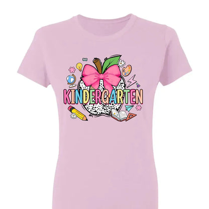 Retro Back To School Coquette Pencil – Personalized First Day Of School Shirt- Outfit for Pre-K, Kindergarten, 1st–4th Grade  Ezcustomize