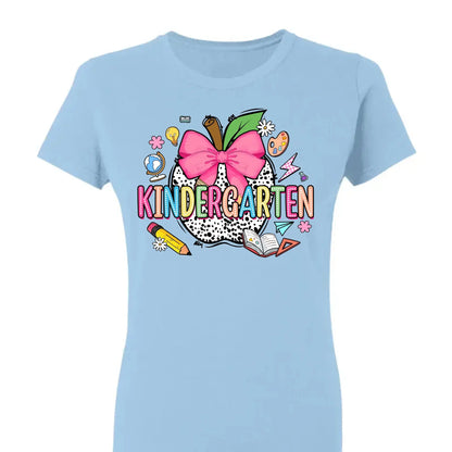 Retro Back To School Coquette Pencil – Personalized First Day Of School Shirt- Outfit for Pre-K, Kindergarten, 1st–4th Grade  Ezcustomize