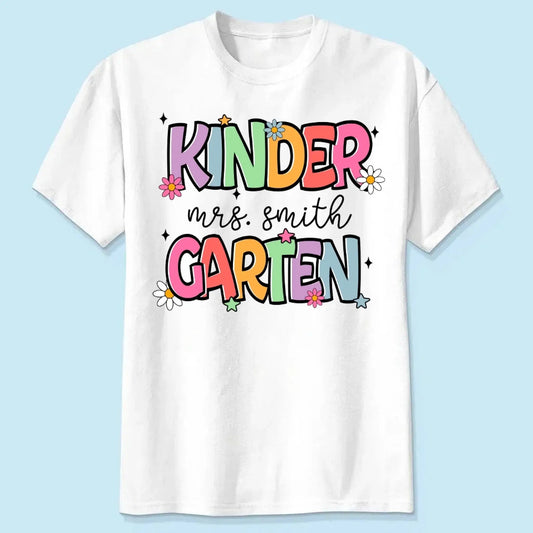 Retro Back to School Teacher Shirt Bundle – Custom Kindergarten/1st-5th Grade Designs  – Personalized Team T-Shirt for Teachers  Ezcustomize