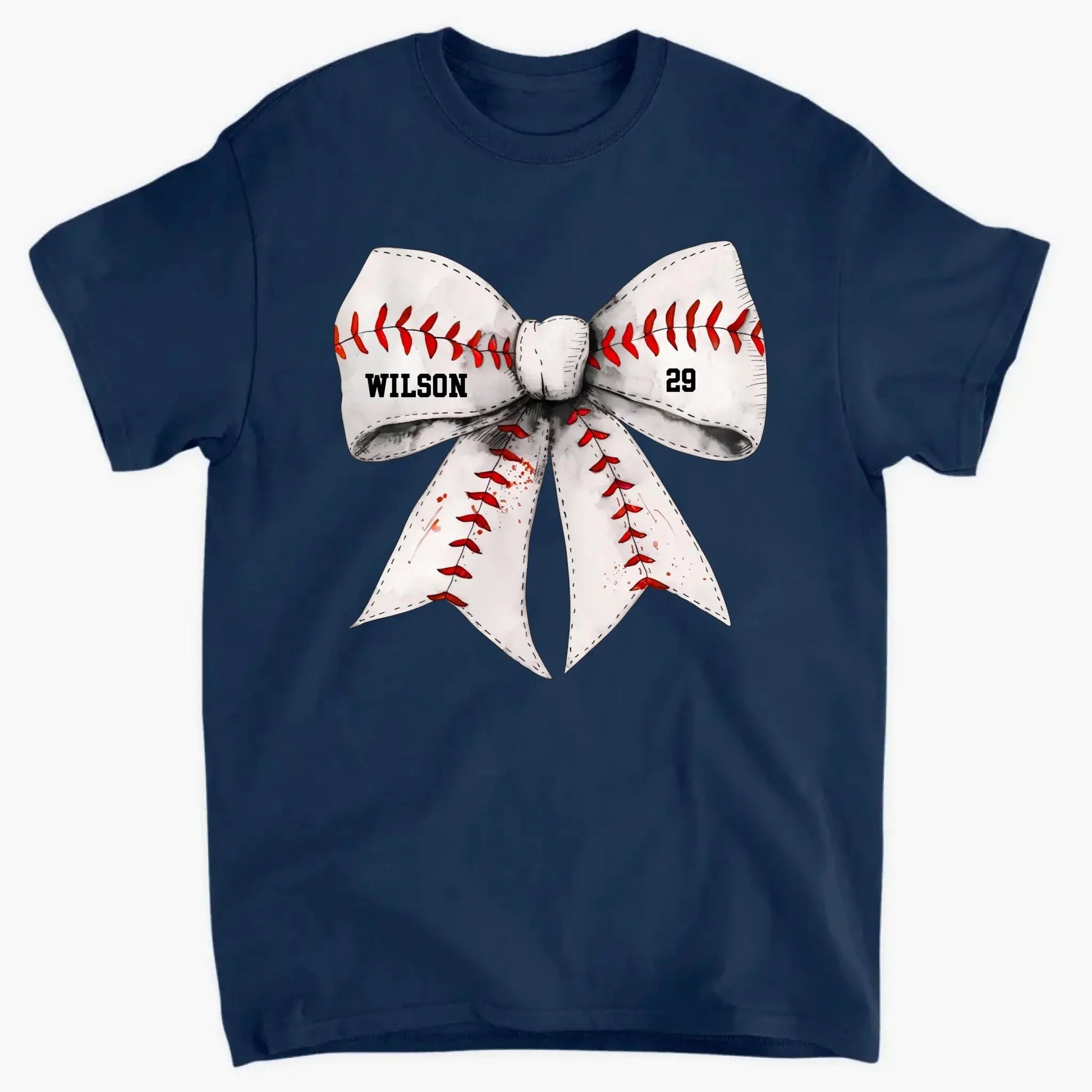 Retro Coquette Softball Bow - Personalized T-Shirt, Gift for Baseball/Softball Mom, Sport Mom Shirt  Ezcustomize