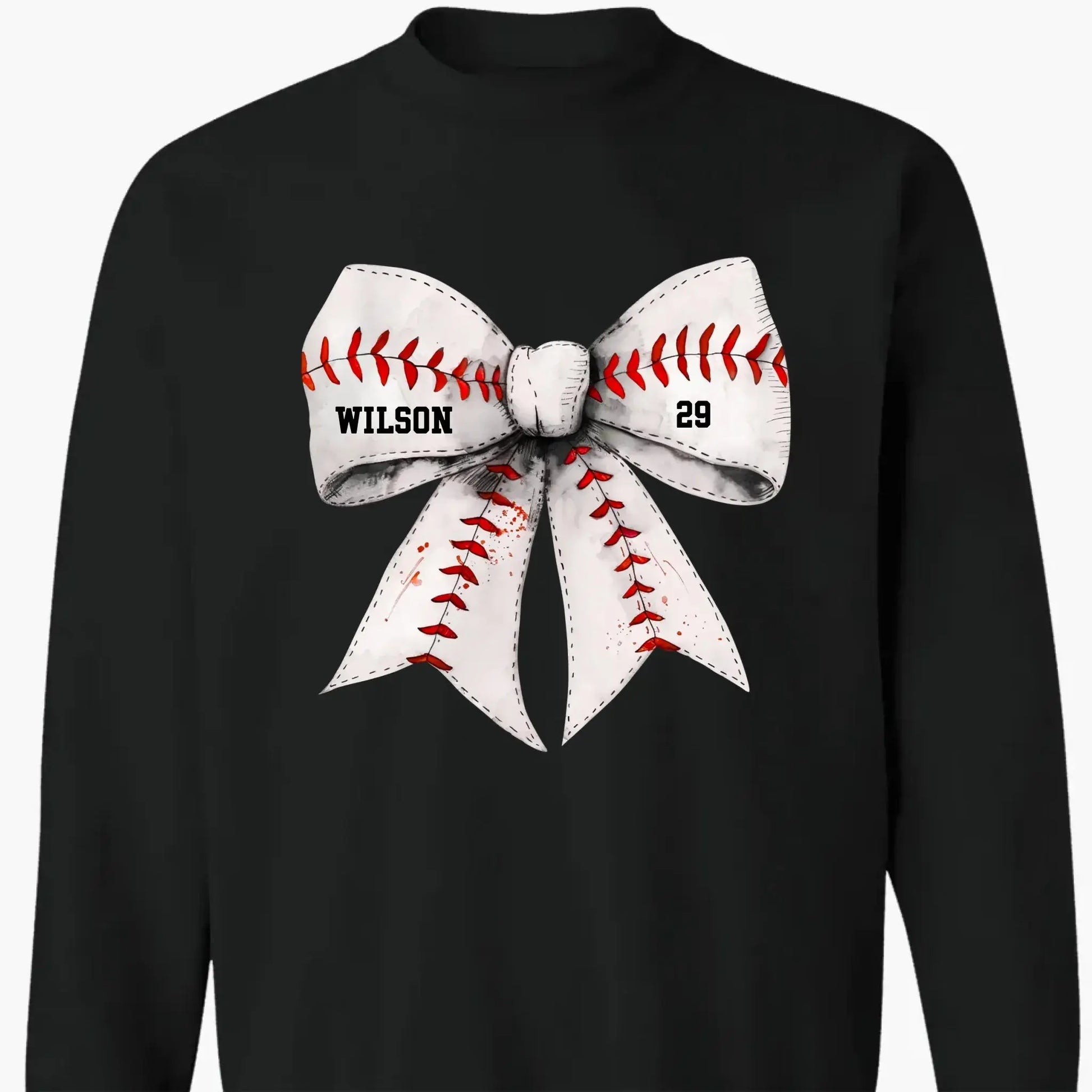 Retro Coquette Softball Bow - Personalized T-Shirt, Gift for Baseball/Softball Mom, Sport Mom Shirt  Ezcustomize