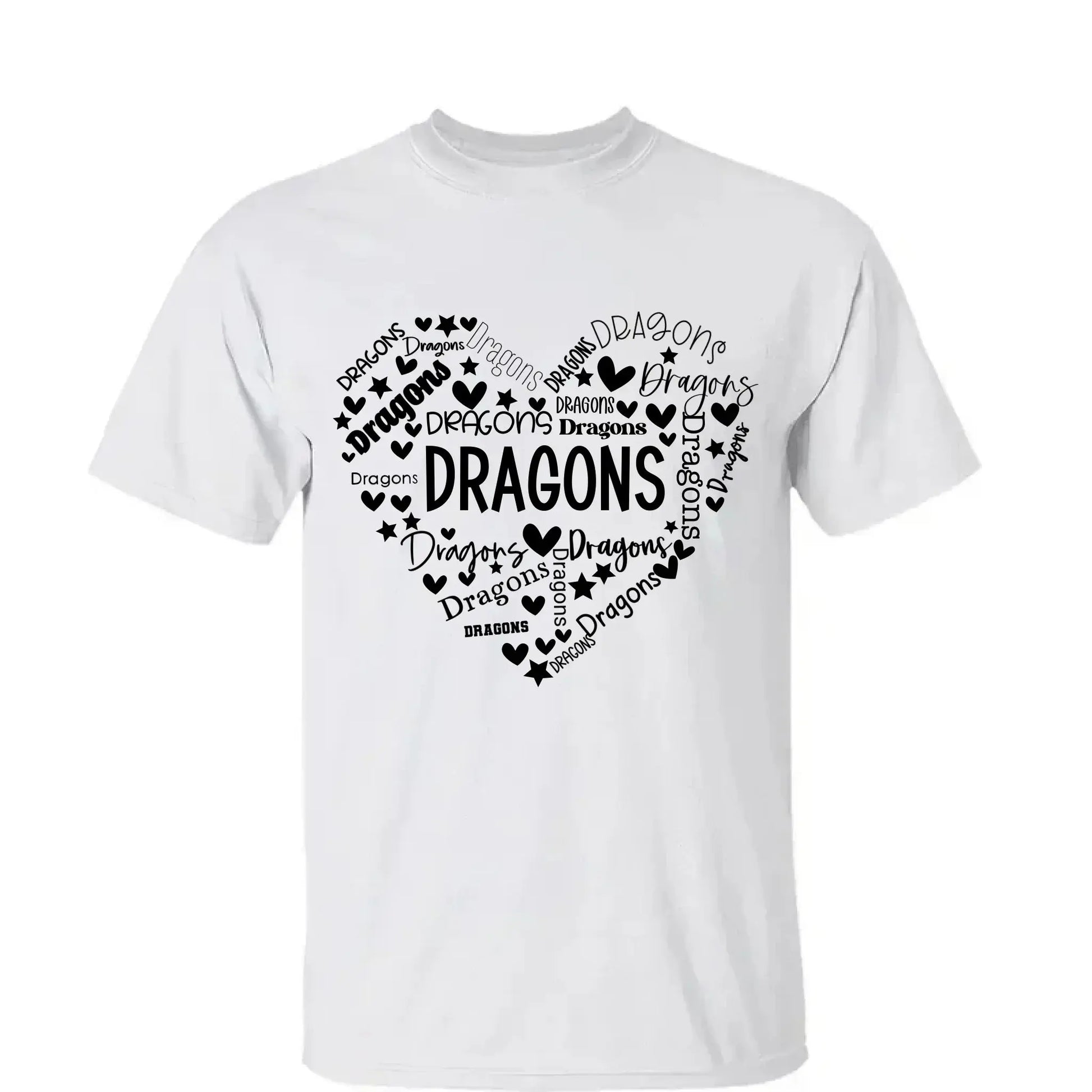 School Mascot Heart Design – Personalized Teacher T-Shirt – Thoughtful Custom Gift for Educators, Coaches & Staff  Ezcustomize