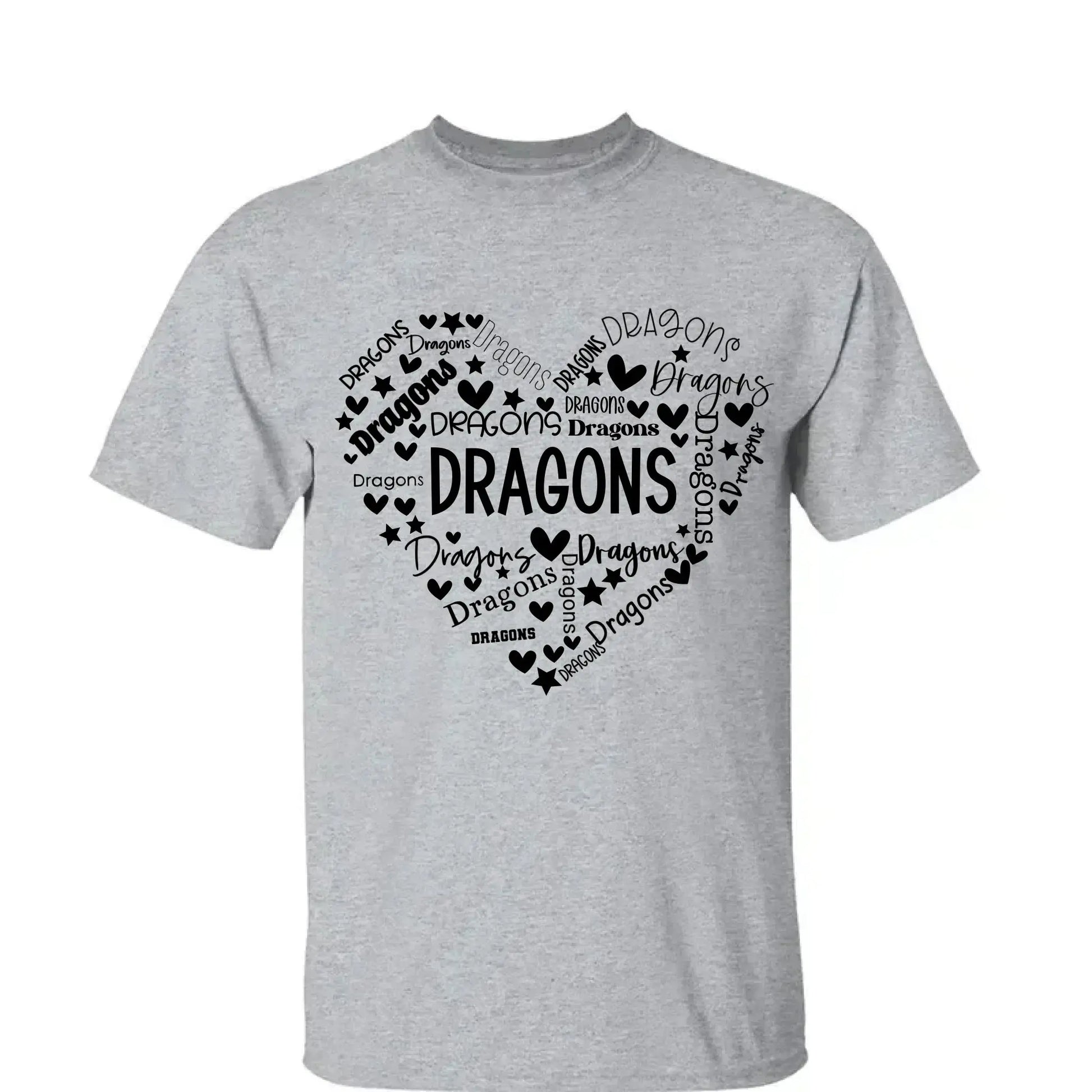 School Mascot Heart Design – Personalized Teacher T-Shirt – Thoughtful Custom Gift for Educators, Coaches & Staff  Ezcustomize