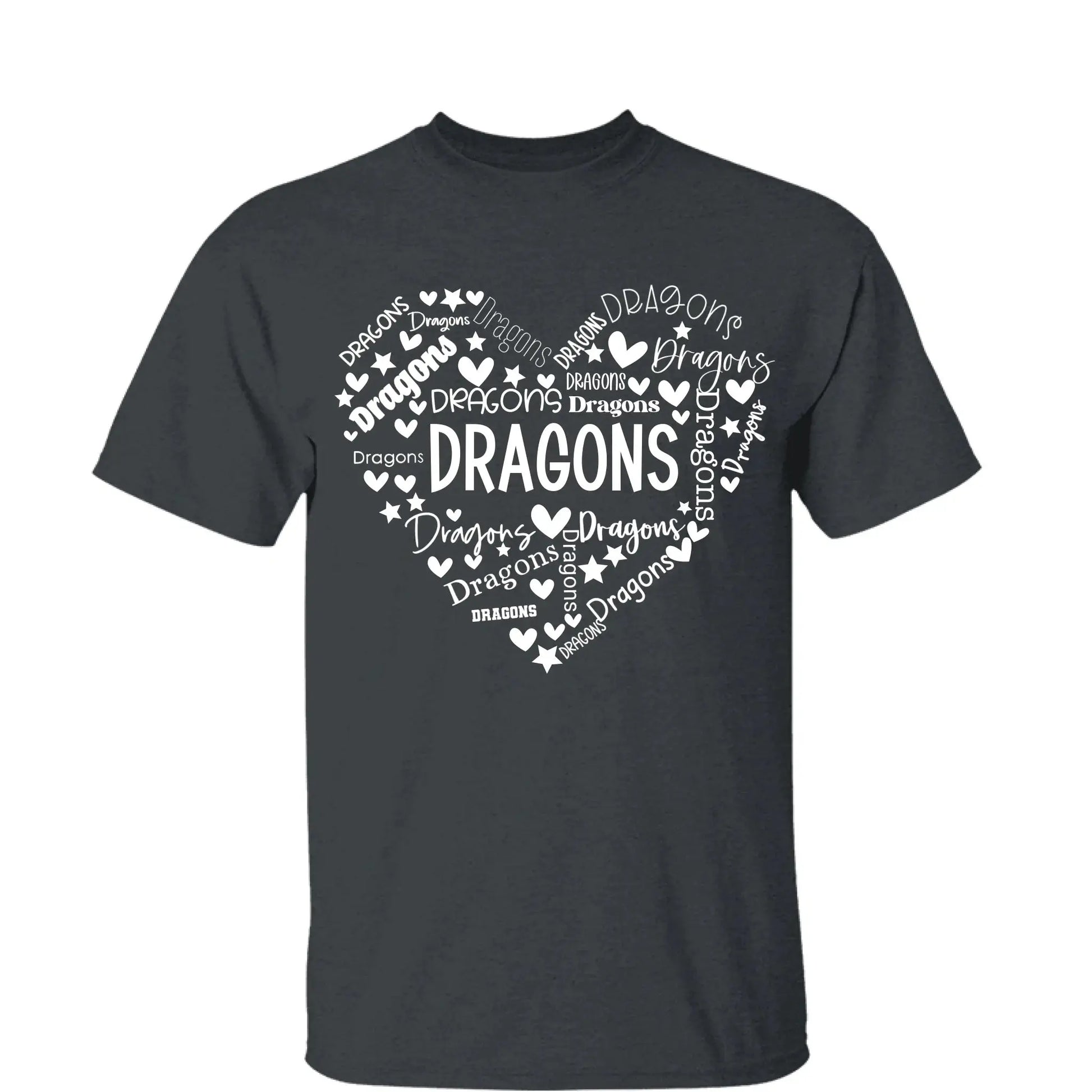 School Mascot Heart Design – Personalized Teacher T-Shirt – Thoughtful Custom Gift for Educators, Coaches & Staff  Ezcustomize