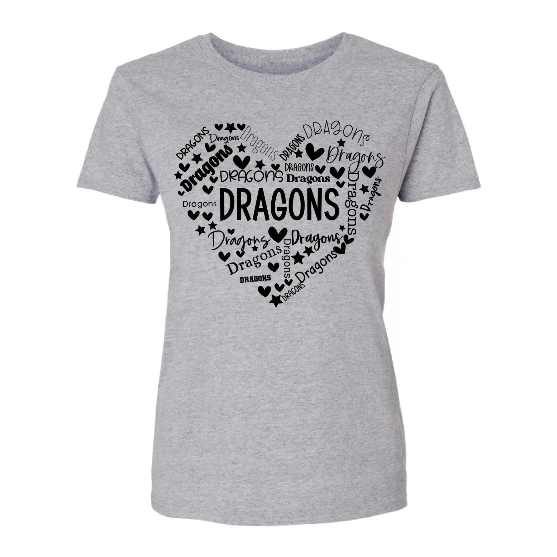 School Mascot Heart Design – Personalized Teacher T-Shirt – Thoughtful Custom Gift for Educators, Coaches & Staff  Ezcustomize