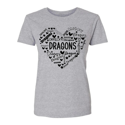 School Mascot Heart Design – Personalized Teacher T-Shirt – Thoughtful Custom Gift for Educators, Coaches & Staff  Ezcustomize