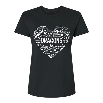 School Mascot Heart Design – Personalized Teacher T-Shirt – Thoughtful Custom Gift for Educators, Coaches & Staff  Ezcustomize