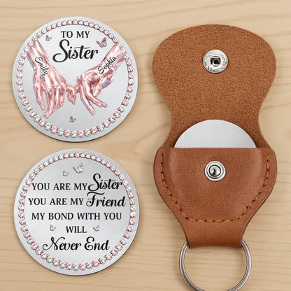 Sisters Always Stand Together – Personalized Custom Pocket Hug Token – Meaningful Birthday & Friendship Gift for Besties and Sisters  Ezcustomize