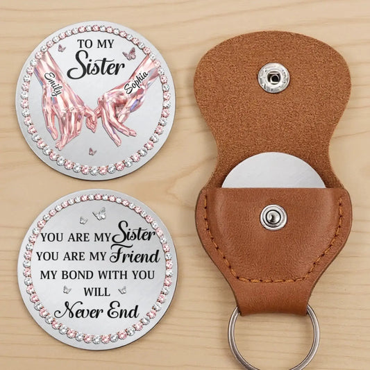 Sisters Always Stand Together – Personalized Custom Pocket Hug Token – Meaningful Birthday & Friendship Gift for Besties and Sisters  Ezcustomize
