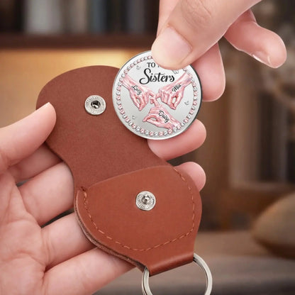 Sisters Always Stand Together – Personalized Custom Pocket Hug Token – Meaningful Birthday & Friendship Gift for Besties and Sisters  Ezcustomize