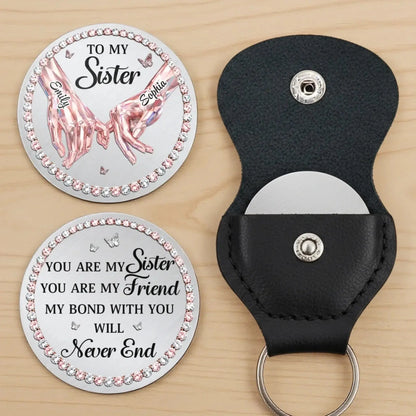 Sisters Always Stand Together – Personalized Custom Pocket Hug Token – Meaningful Birthday & Friendship Gift for Besties and Sisters  Ezcustomize