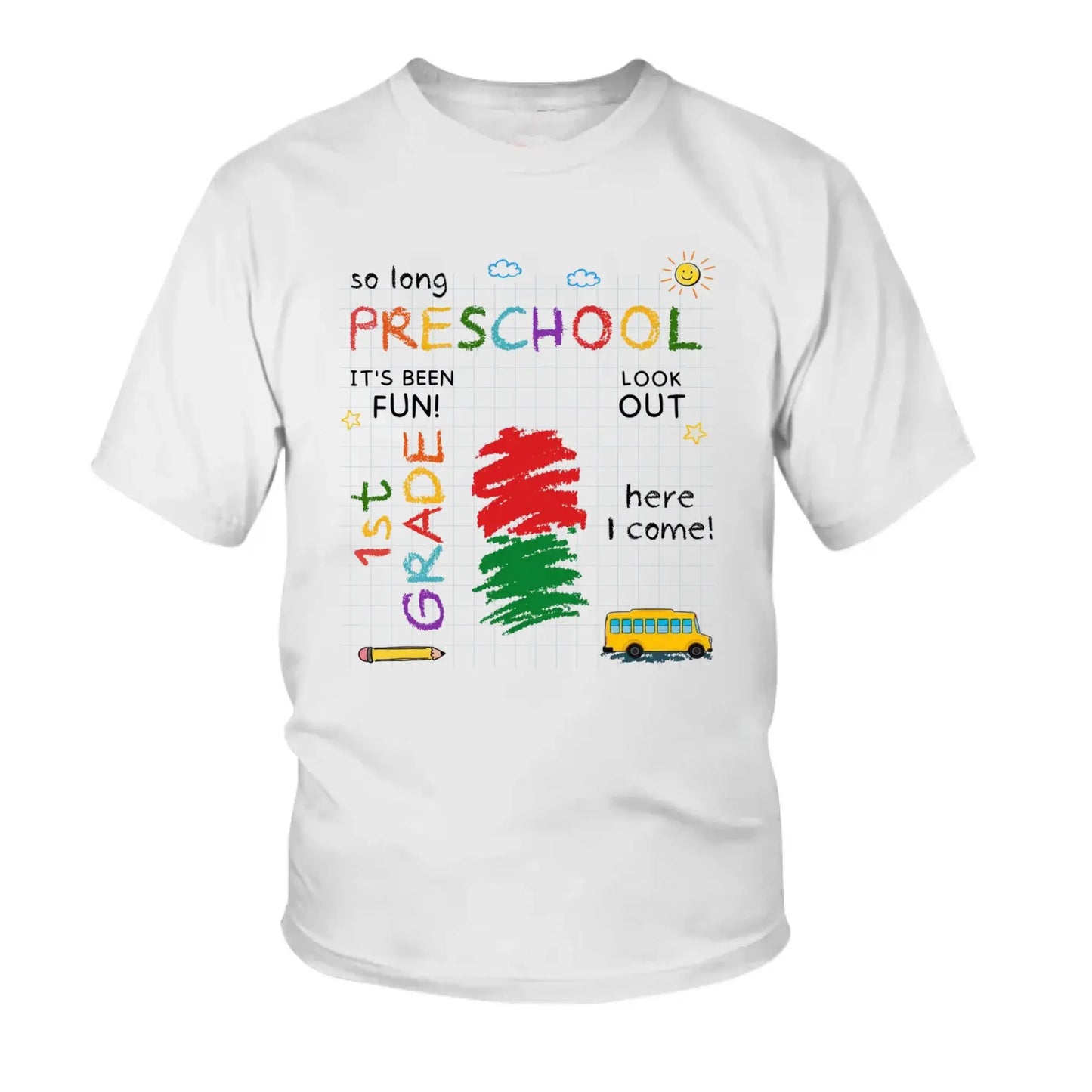 white youth shirt