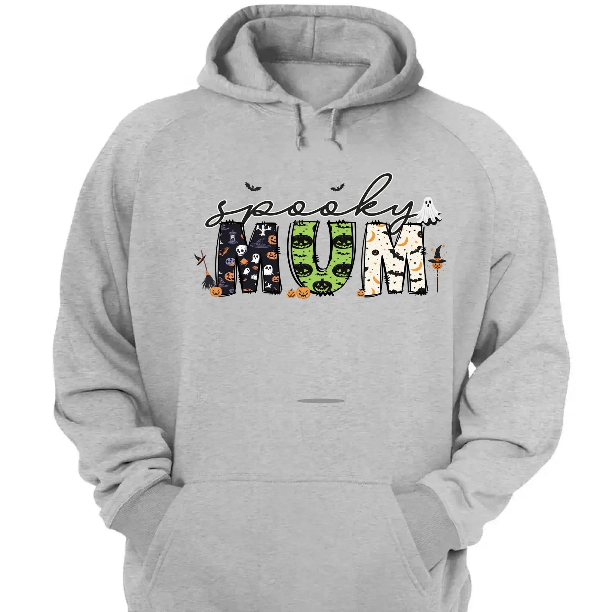 Spooky Grandma Belongs To These Kids - Family Personalized Custom Unisex T-shirt, Hoodie, Sweatshirt - Halloween Gift For Mom, Grandma  Ezcustomize