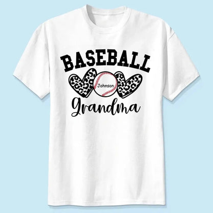 Sport Grandma Shirt – Personalized T-Shirt with Kids’ Names – Custom Gift for Sports Fan Grandma or Nana  Ezcustomize