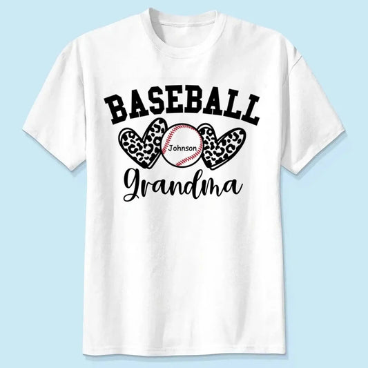 Sport Grandma Shirt – Personalized T-Shirt with Kids’ Names – Custom Gift for Sports Fan Grandma or Nana  Ezcustomize