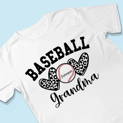 Sport Grandma Shirt – Personalized T-Shirt with Kids’ Names – Custom Gift for Sports Fan Grandma or Nana  Ezcustomize