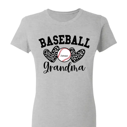 Sport Grandma Shirt – Personalized T-Shirt with Kids’ Names – Custom Gift for Sports Fan Grandma or Nana  Ezcustomize