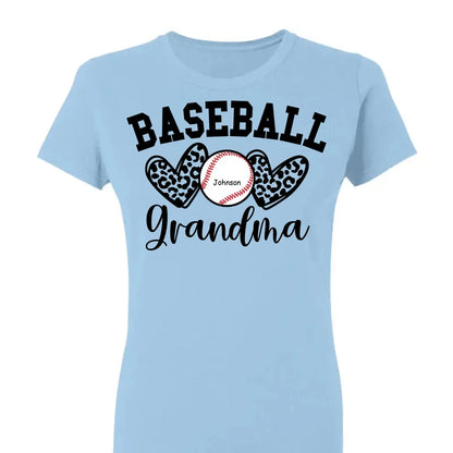 Sport Grandma Shirt – Personalized T-Shirt with Kids’ Names – Custom Gift for Sports Fan Grandma or Nana  Ezcustomize