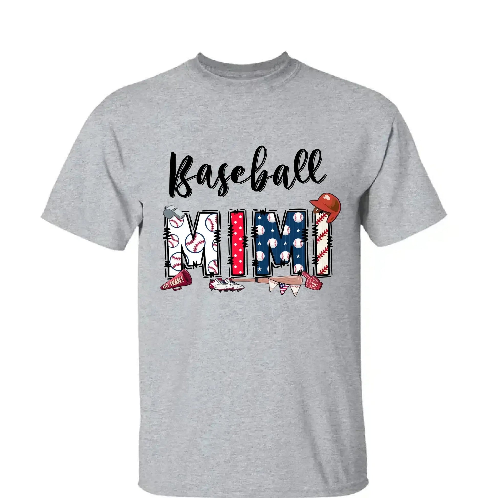 Sports Grandma Shirt – Personalized Baseball T-Shirt with Kid’s Name – Custom Gift for Grandma or Mom Who Loves the Game  Ezcustomize