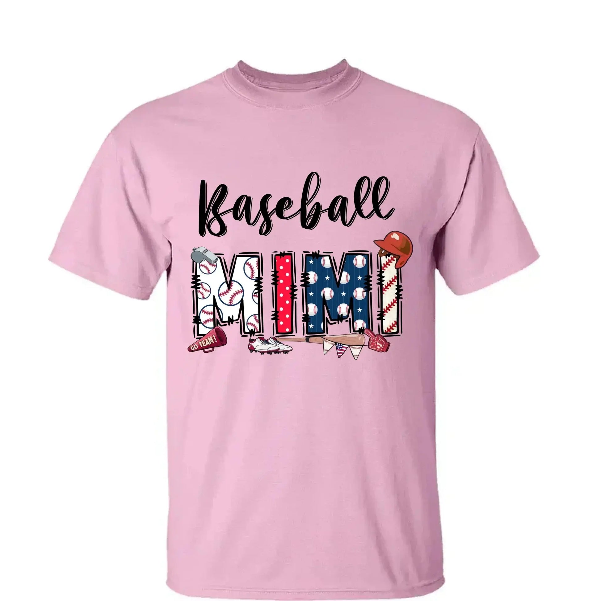Sports Grandma Shirt – Personalized Baseball T-Shirt with Kid’s Name – Custom Gift for Grandma or Mom Who Loves the Game  Ezcustomize
