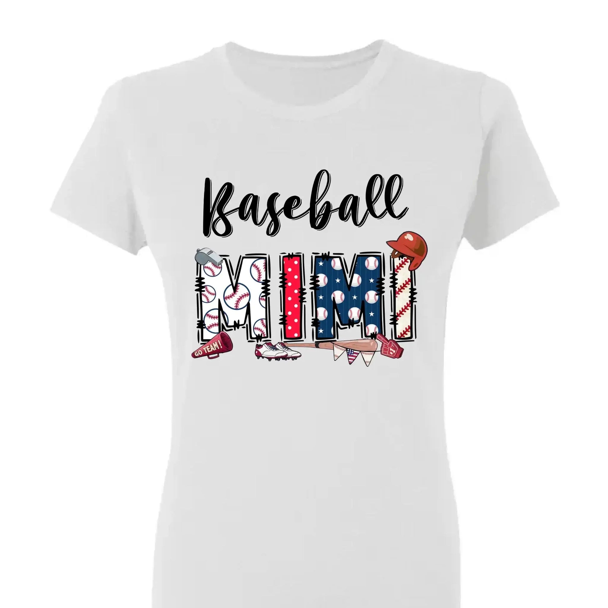 Sports Grandma Shirt – Personalized Baseball T-Shirt with Kid’s Name – Custom Gift for Grandma or Mom Who Loves the Game  Ezcustomize