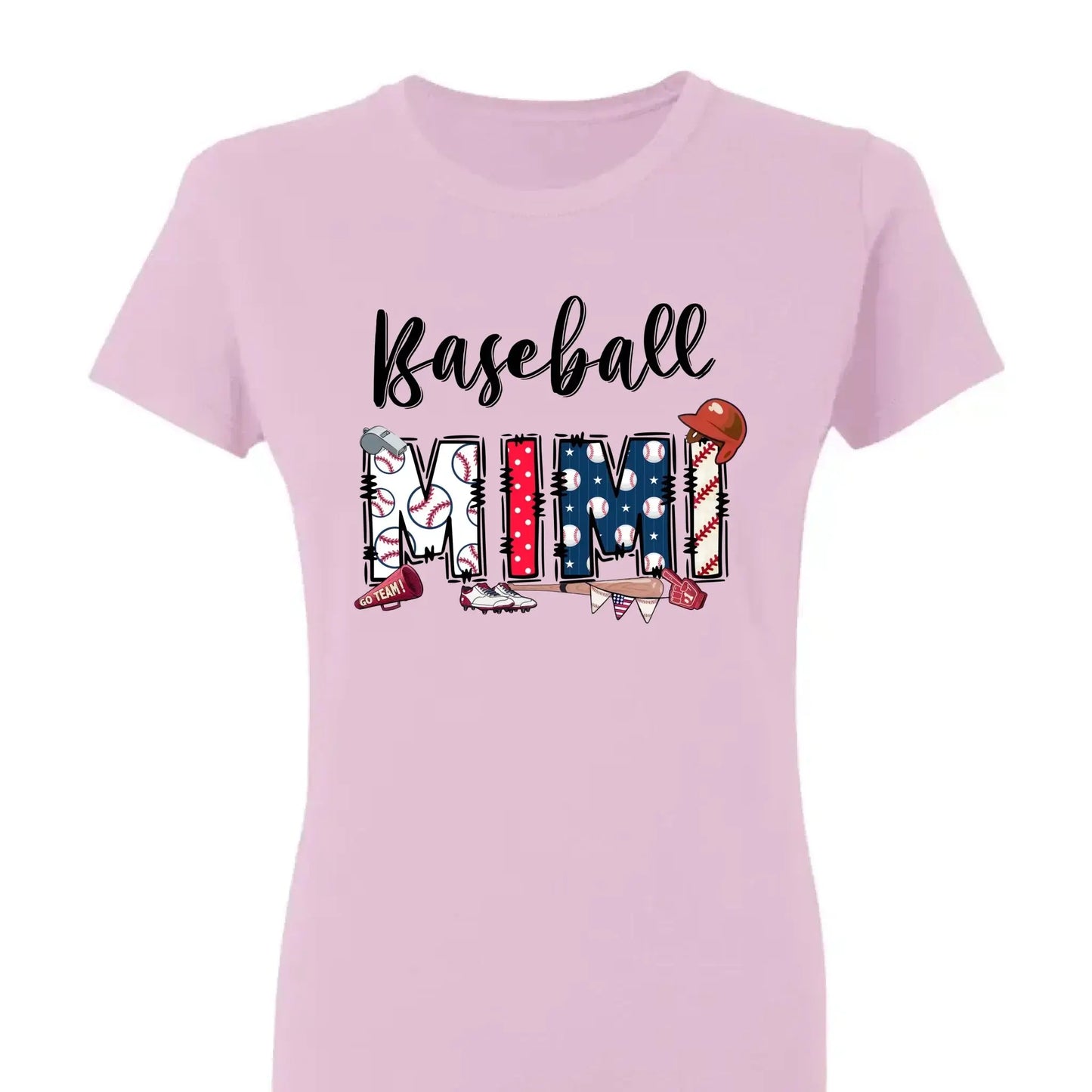Sports Grandma Shirt – Personalized Baseball T-Shirt with Kid’s Name – Custom Gift for Grandma or Mom Who Loves the Game  Ezcustomize
