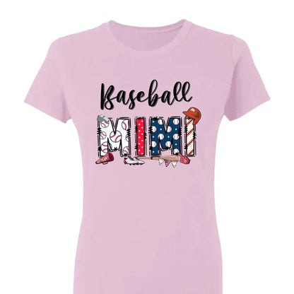 Sports Grandma Shirt – Personalized Baseball T-Shirt with Kid’s Name – Custom Gift for Grandma or Mom Who Loves the Game  Ezcustomize