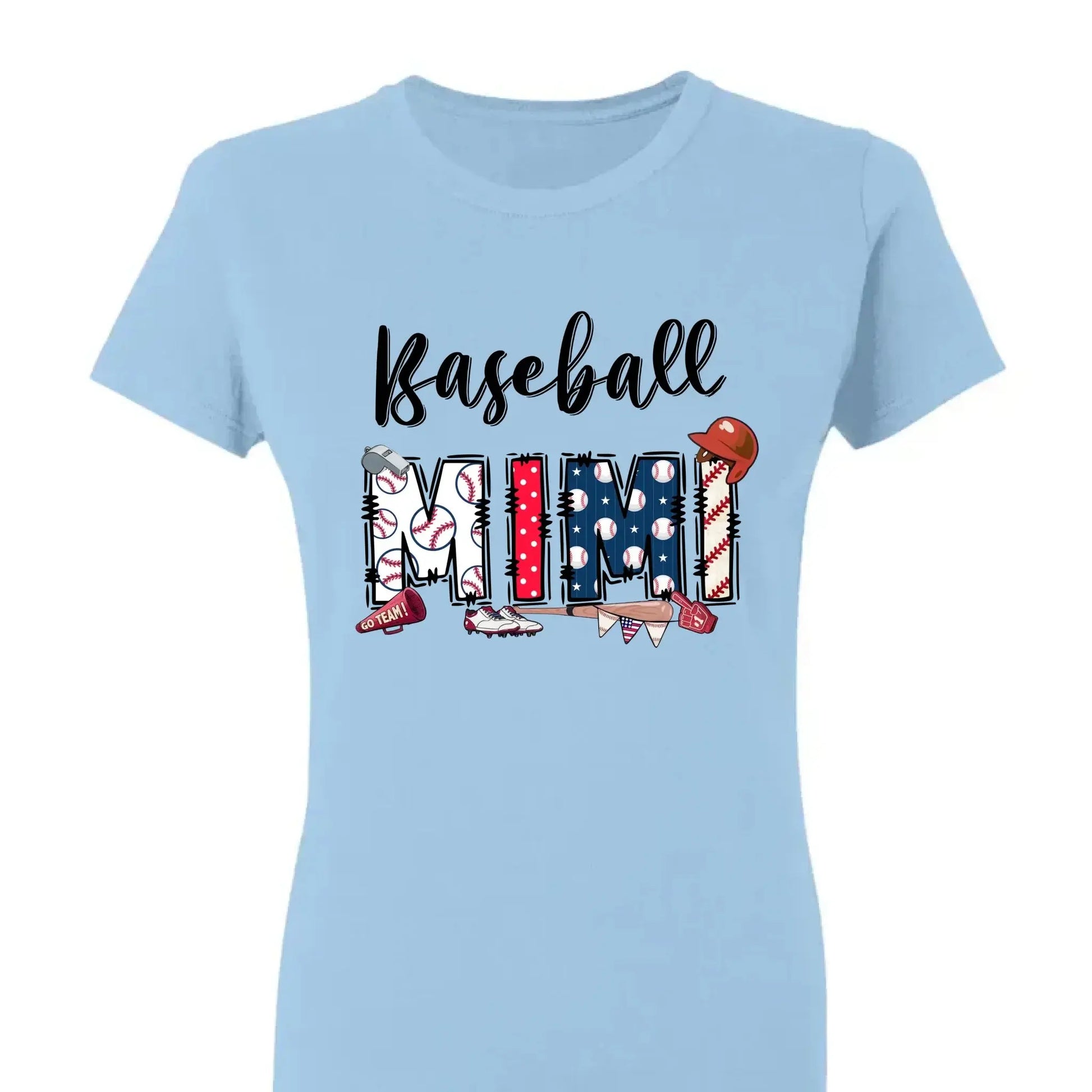 Sports Grandma Shirt – Personalized Baseball T-Shirt with Kid’s Name – Custom Gift for Grandma or Mom Who Loves the Game  Ezcustomize