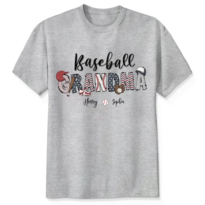 Sports Mom & Grandma Shirt – Personalized Softball T-Shirt – Custom Gift for Mom, Nana, or Grandma from Kid with Name  Ezcustomize