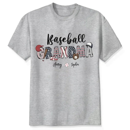Sports Mom & Grandma Shirt – Personalized Softball T-Shirt – Custom Gift for Mom, Nana, or Grandma from Kid with Name  Ezcustomize