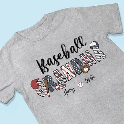 Sports Mom & Grandma Shirt – Personalized Softball T-Shirt – Custom Gift for Mom, Nana, or Grandma from Kid with Name  Ezcustomize